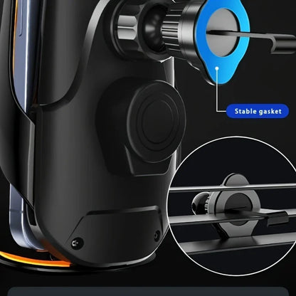 1PC updated car wireless phone holder with wireless charging universal ventilation components 360 ° rotating arm USB connecto