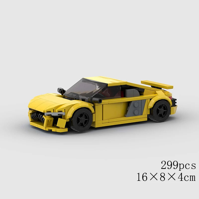 MOC Speed Car Miata MX-5 NA M3 Super Race Sport Vehicle Model Building Block Technical Racing Brick Toy Christmas Gift City