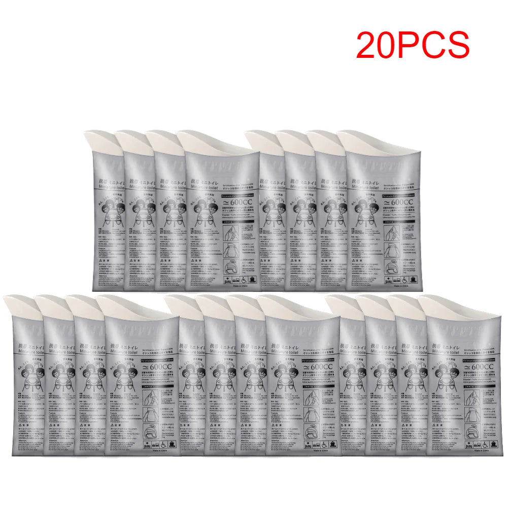 100-4Pcs Emergency Urine Bags Disposable Outdoor Travel Mini Mobile Toilet Portable Urinal Bag for Female Baby Male Vomiting Bag