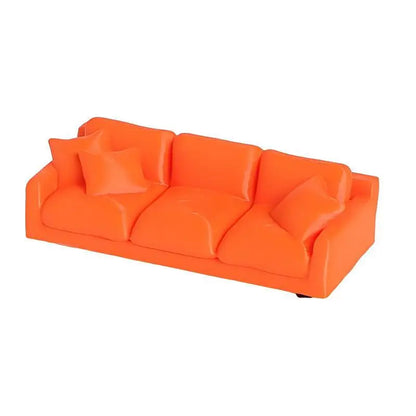 [DO]Dollhouse Living Room Furniture Decoration Dollhouse Simulation Cloud Sofa Model Dolls House Micro Scene Pretend Play Toys