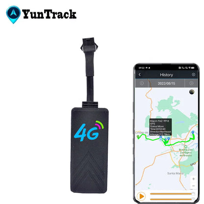 4G GPS Tracker Relay Car Motorcycle Bike Engine Cut Oil SOS Voice Tracking ACC Tow Call SMS Alarm Location Monitor System APP