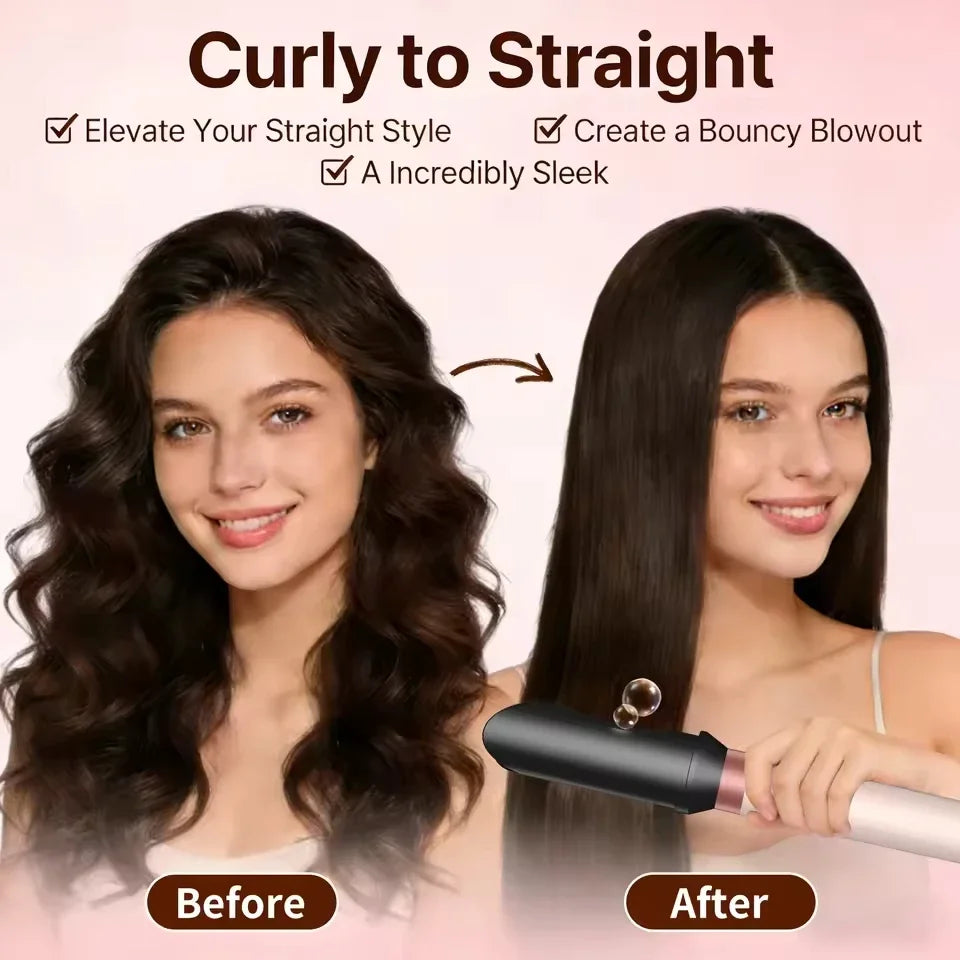 SenCiciMen 6-in-1 Multi Hair Styler, Hot Air Brush, Curling Iron & Hair Dryer, Multifunctional Curling Barrel for Daily Hair Sty