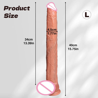 ealistic Long dildo Black Anal Plug with Suction Cup Long Penis Butt Plug Sex Toy for men Women Phallus Anal Dilator Stimulatio