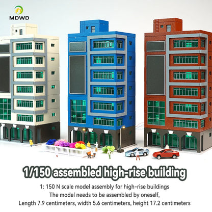 Outland Models 144 N Scale Train Railway Skyscraper Building Shopping Center Toy Educational Playful Learning