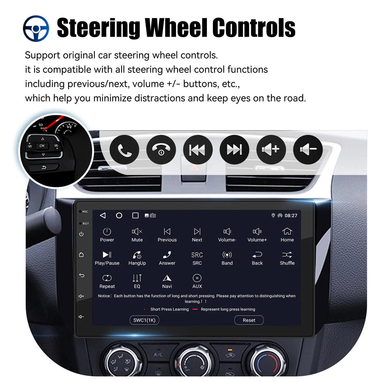 ESSGOO 7 9 10" Car Radio Android Auto Carplay Car Stereo Multimedia Player Universal WIFI GPS Autoradio Car Intelligent Systems
