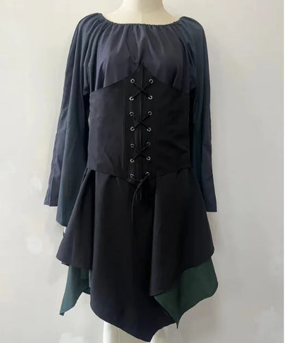 British Style Long Sleeve Sved Dress Women's Era Fashion Elegant Citywalk Gown Other Fabric Other Composition Winter Season