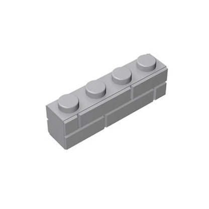 300pcs Bulk Building Blocks Thick wall Figures Bricks 1x4 Dots Educational Creative Size Compatible With 15533 Toy for Children