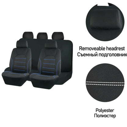 AUTOKING Universal  Car Seat Cover Set Car Accessories Interior for Women Man Fit for Most Car SUV Truck Van Seat Protector