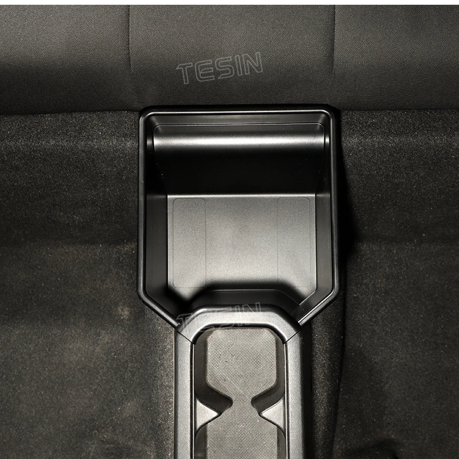 TESIN Car Rear Center Storage Box Organizer for Suzuki Jimny JB74 2/4 Door 2019 2020 2021 2022 2023 2024 Up Interior Accessories