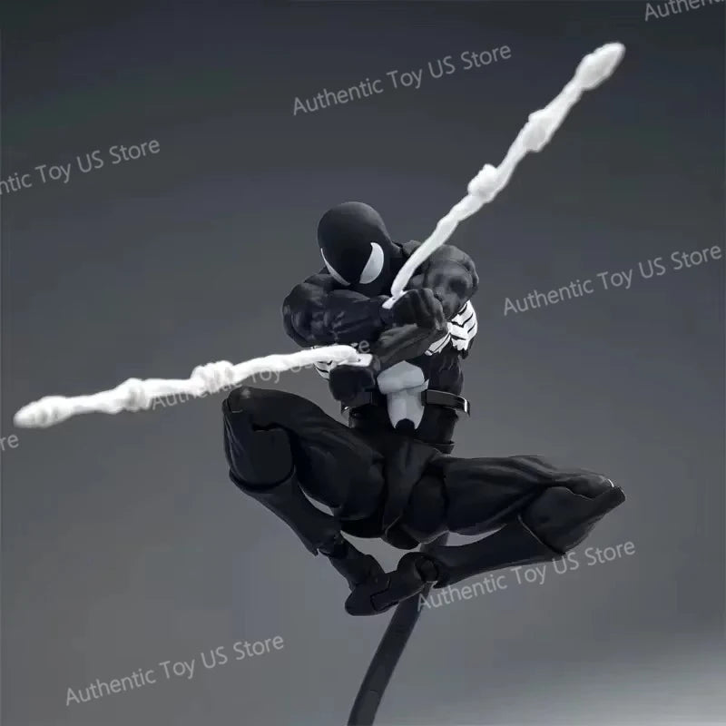 100% Original Mess Toys Spider Man Symbiote Spiderman Messtoys Black Suit Neighbor Scarlet Spider Anime Action Figure Gifts Toys