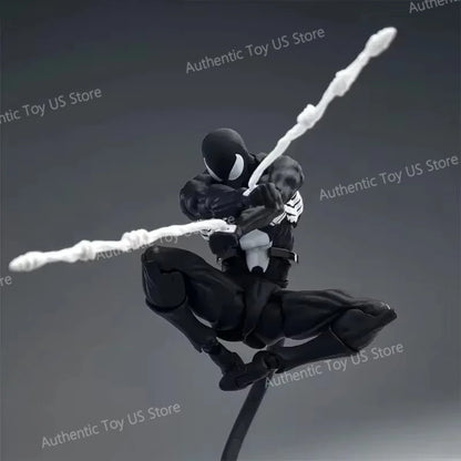 100% Original Mess Toys Spider Man Symbiote Spiderman Messtoys Black Suit Neighbor Scarlet Spider Anime Action Figure Gifts Toys