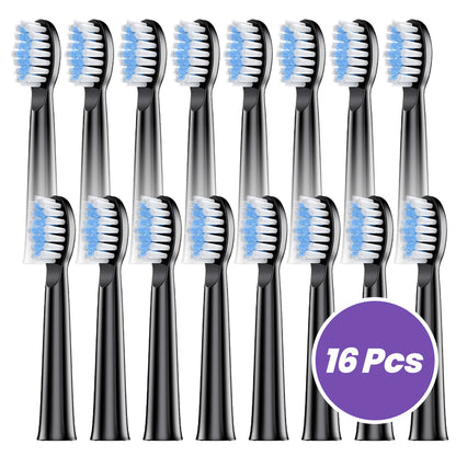 Dr.Yadent Replacement Brush Head for YD07 Sonic Electric Toothbrush Soft Bristle 4/8/12/18 Pcs Supply Valued Pack for Adult
