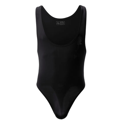 BRAVE PERSON Men's Stretchy Bodysuits One-piece Shapers Slim Fit Singlet Leotard for Body Building Fitness Underwear
