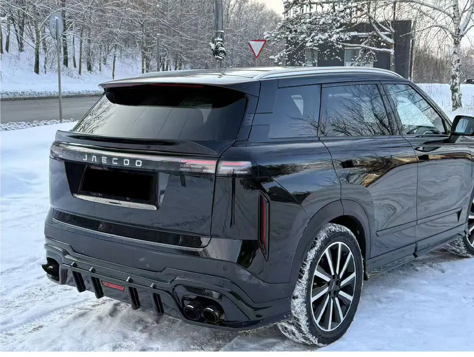 For Chery JAECOO J7 2023-2025 Rear Spoiler Universal Fit All Petrol & PHEV Models Gloss Black No drill Installation Body kit