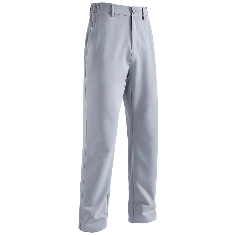 AIOPESON Spring Fit Slim Men’s Formal Pants Solid Color Zipper Pocket Business Casual Wrinkle Resistant Daily Trousers