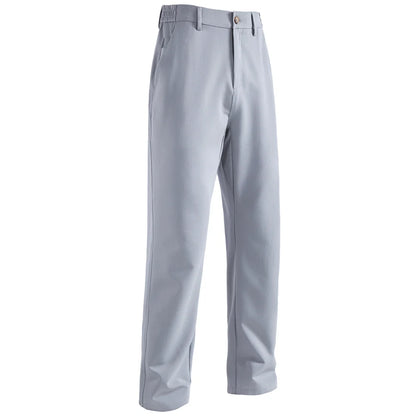 AIOPESON Spring Fit Slim Men’s Formal Pants Solid Color Zipper Pocket Business Casual Wrinkle Resistant Daily Trousers