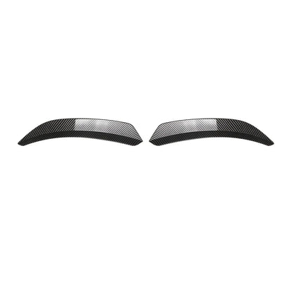Pair For BMW Mini Cooper JCW F55 F56 2014-2024 Rear Roof Spoiler Extentions Flaps Wings Trim Body Kits Glossy Black/Carbon