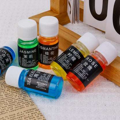10ml Car Perfume Refill Plant Essential Oil Aroma Diffuser for Fragrance Rose Lemon Jasmine Tea Tree Aroma Diffuser Humidifier