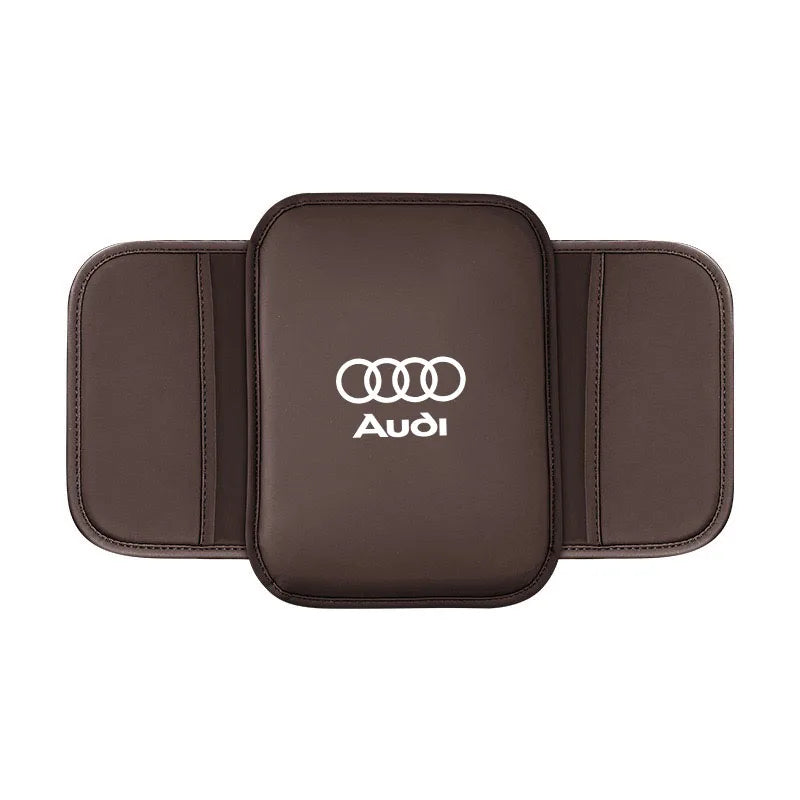 Car Styling Seat Armrest Box Protector Cushion Storage Box Cover Pad for Audi Quattro Sline A3 A4 A6 A5 Q5 Q7 Q3 A7 TT S3 S4 S5