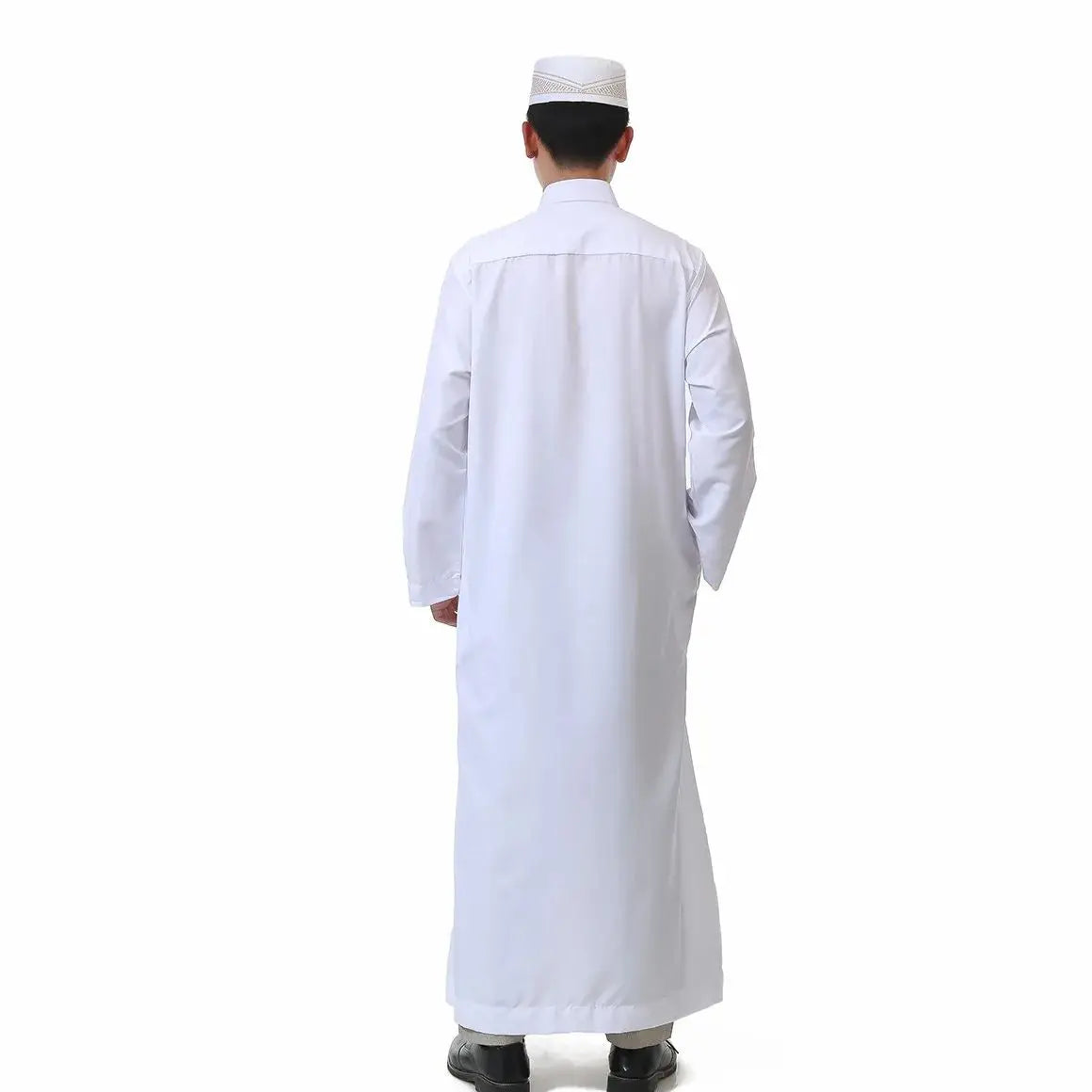 Men's Muslim Clothes Qatar RobeThobe Middle East Kaftan Saudi Arab Caftans Islamic Abaya Dress Dubai Robes