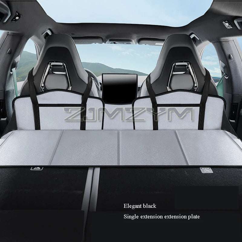 Car Travel Bed SUV Rear Seat Sleeping Mat Non-Inflatable Camping Mattress Extension Board With Special Head Block Folding Pad