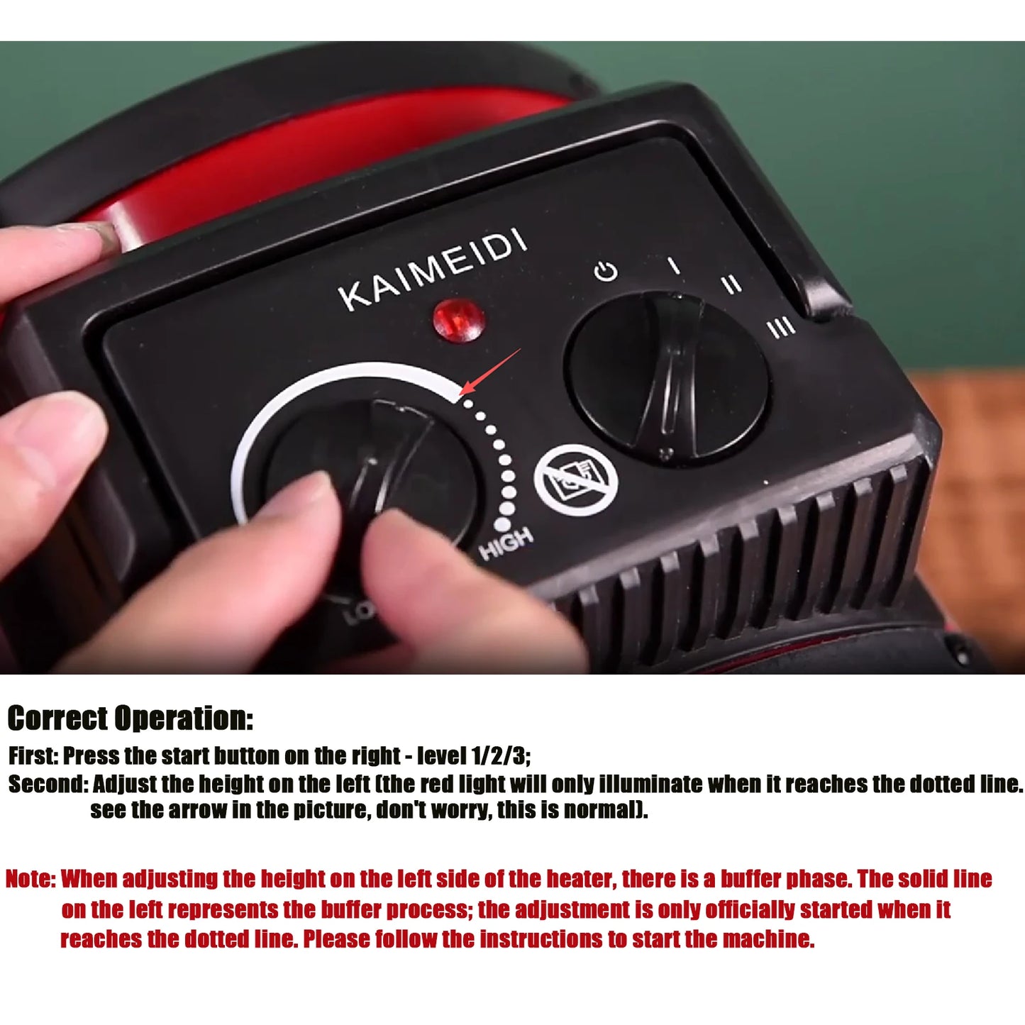 3500W Portable Ceramic Electric Space Heater 2500W Thermostat Air Warmer Radiator Room Fast Heat Auto Shut-Off Safety 1500KW