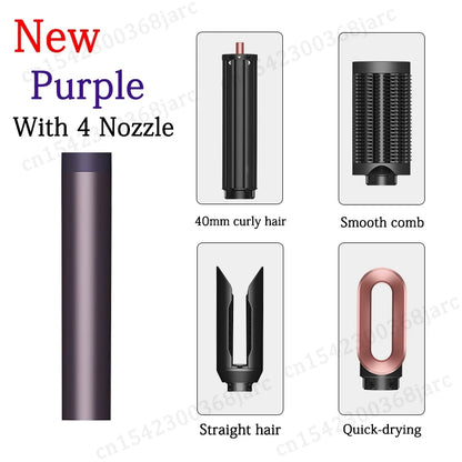 SenCiciMen Hair Styler Curling Iron Hair Hot Air Brush Curling Barrel Hair Dryer Salon Professional Curly Straight Hair Styler