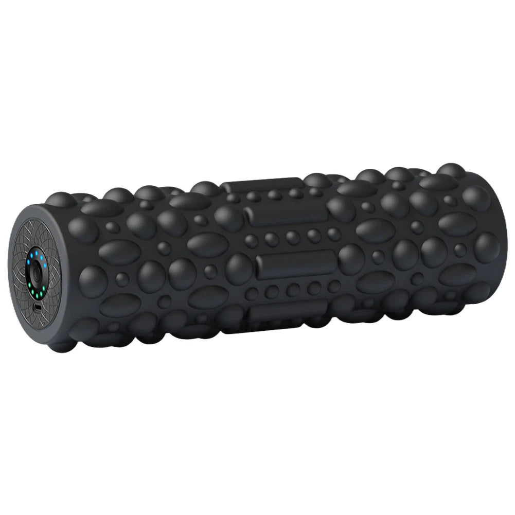 Electric Vibrating Foam Roller Massage Column Rechargeable Exercise Roller 5 Modes Muscle Roller for Bodybuilding