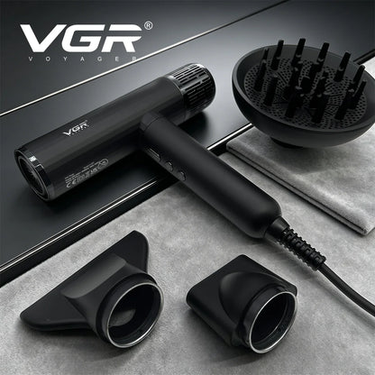 VGR Hair Dryer Professional Brushless Motor Barber Hair Dryer Machine 110000 RPM Air Blower Negative Ion Hair Salon Dryer V-427