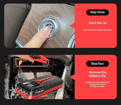 Car Jump Starter Battery 8000A Charger Emergency Power Bank Booster for 12V Gas and Diesel Vehicles