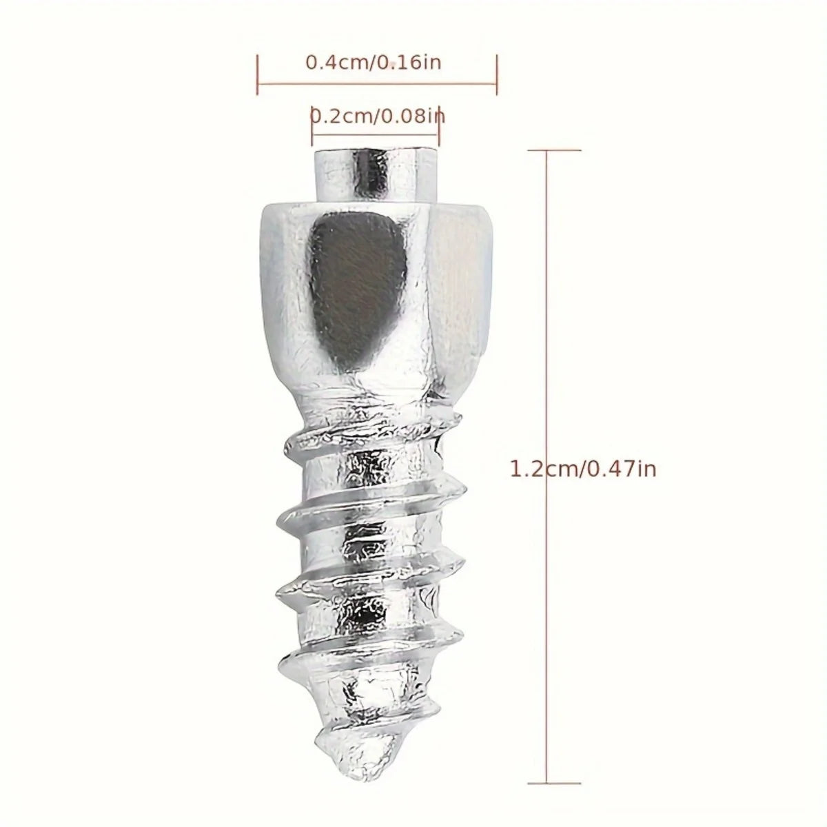 4*12/4*9mm non-slip skid nails Non-slip wheel tires 100PCs for cars motorcycles bicycles cars winter emergency