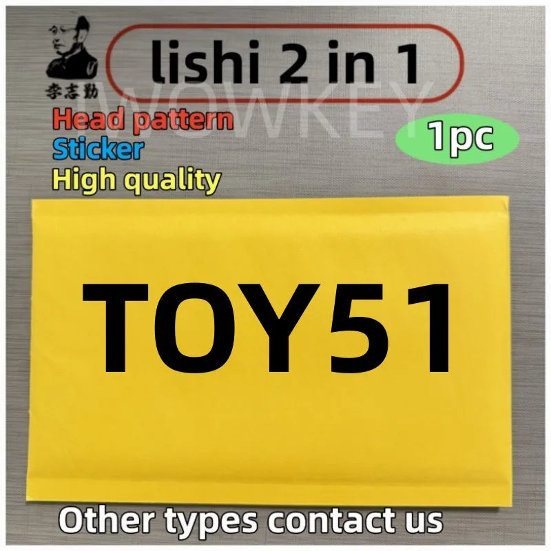 Lishi 2 in 1 Tool TOY2 TOY2014 TOY2018 TOY38R TOY40 TOY43 TOY43AT TOY43R TOY47 TOY48 TOY51 for TOY types