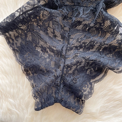 Sexy Lace Strap Jumpsuit Slim Fit Transparent Women's Pajamas Halter Playsuit Erotic Lingerie Catsuit Backless Hollowed Bodysuit