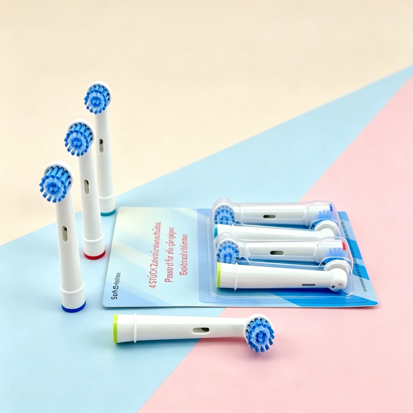 EB-17S 16/8/4pcs Electric Toothbrush Head For Oral B Sensitive Replacement Brush Heads D25 D30 D32 D18 4739 3709 4728