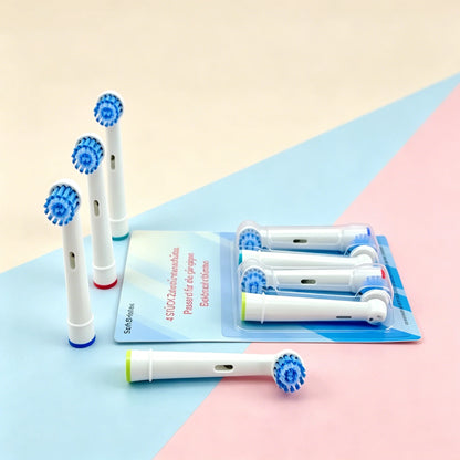 EB-17S 16/8/4pcs Electric Toothbrush Head For Oral B Sensitive Replacement Brush Heads D25 D30 D32 D18 4739 3709 4728