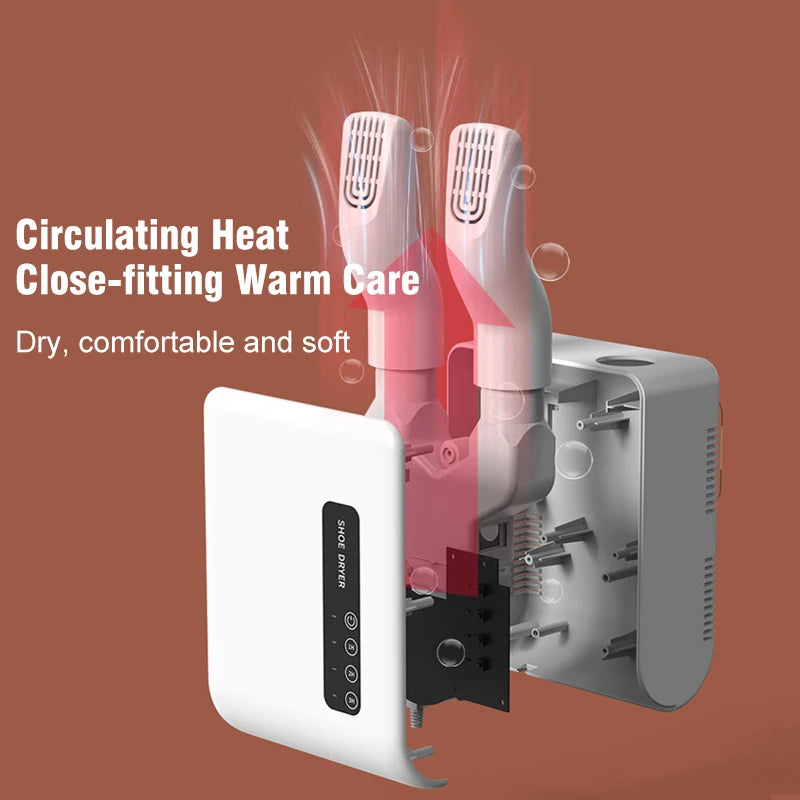 Bake Shoe Shoes Dryer Gloves Drying Machine  Dehumidifier Boots Drier Foot Protector Odor Deodorant Heater Electric Shoe Dryer