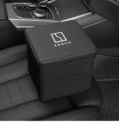 Suitable for ZEEKR 007gt 7X zeekr 001 009 Zeekr 9x mix car trash can and folding storage box for car interior