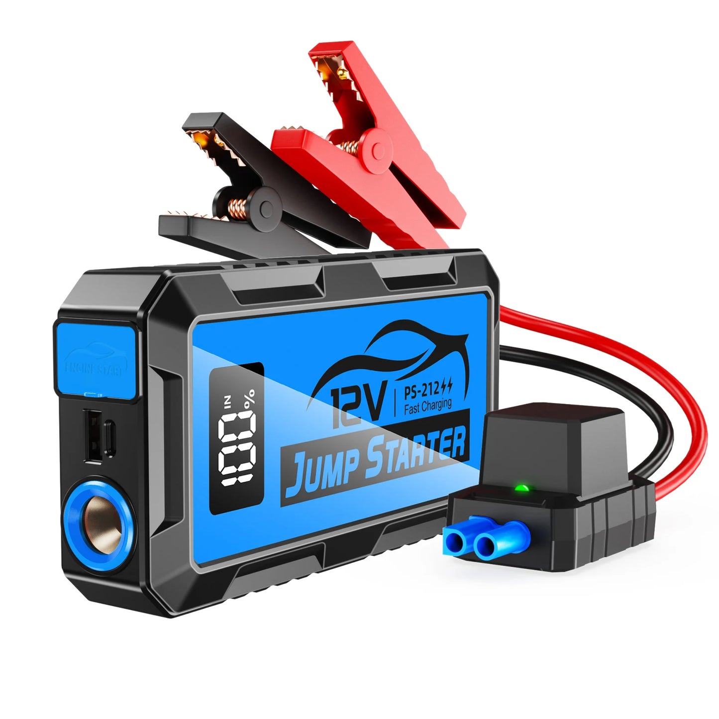 2026 12000amp 10000a 8000a 4000a Powerful Capacitor 12v Booster Charger Auto Starting Device Power Bank Car Jump Starter Battery
