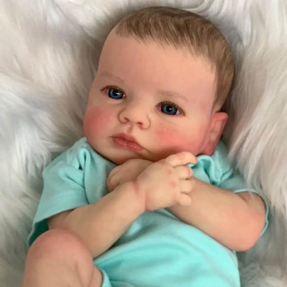 Cokela 20 inch Lifelike Reborn Baby Doll Cute Vinyl Doll Simulation Newborn Doll European Retro Baby Doll Toys Child Gifts 50cm