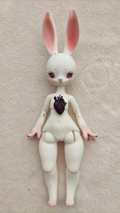 2026 1/6 New Fashion Rabbit Double Headed Animal BJD Mask Rabbit High Premium Resin Spot Makeup quality doll free shipping