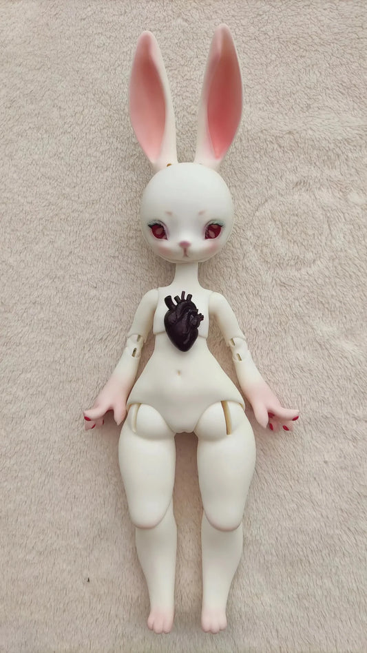 2026 1/6 New Fashion Rabbit Double Headed Animal BJD Mask Rabbit High Premium Resin Spot Makeup quality doll free shipping