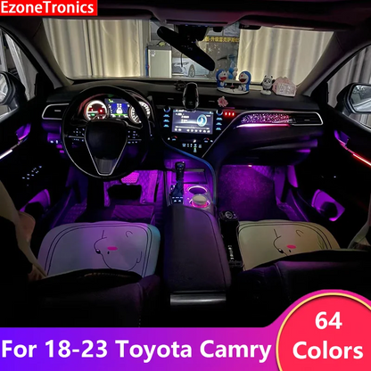 Ezonetronics Ambient Light LED For Toyota Camry 2018-2023 Atmosphere environtal Molded Trim ambilight Lighting Dynamic Magic