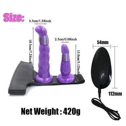 Strap On Big Dildo Vibrator Strapon Ultra Elastic Harness Belt  Adult Sex Toys For Woman Lesbian Double Penis Realistic Dildos