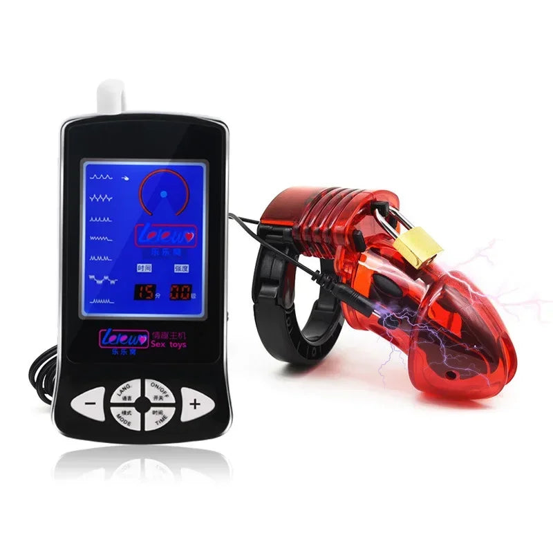Sex Products Electric Shock Penis Ring Cock Ring Electro Stimulation Medical Therapy Massager Bdsm E-Stim Sex Toys For Men