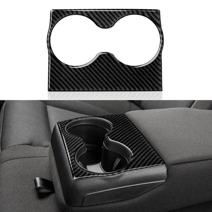For Chrysler 300 (2011-2014) Car Center Console Gear Shift Panel Steering Wheel Cover Carbon Fiber Interior Sticker Accessories