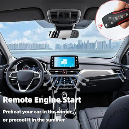 Phone APP Engine Remote Start  Car alarm Push Start-Stop Button To Start Ignition System Central Locking Keyless Entry for car