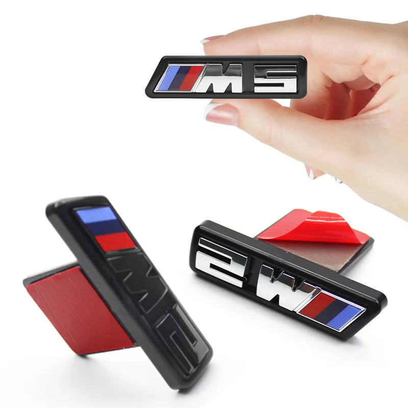 For BMW M2 M3 M4 M5 M6 G01 E84 E83 G11 G07 G86 G80 E60 F39 F10 ABS Car Styling M Logo Badge Front Grille Grill Emblem Accessory