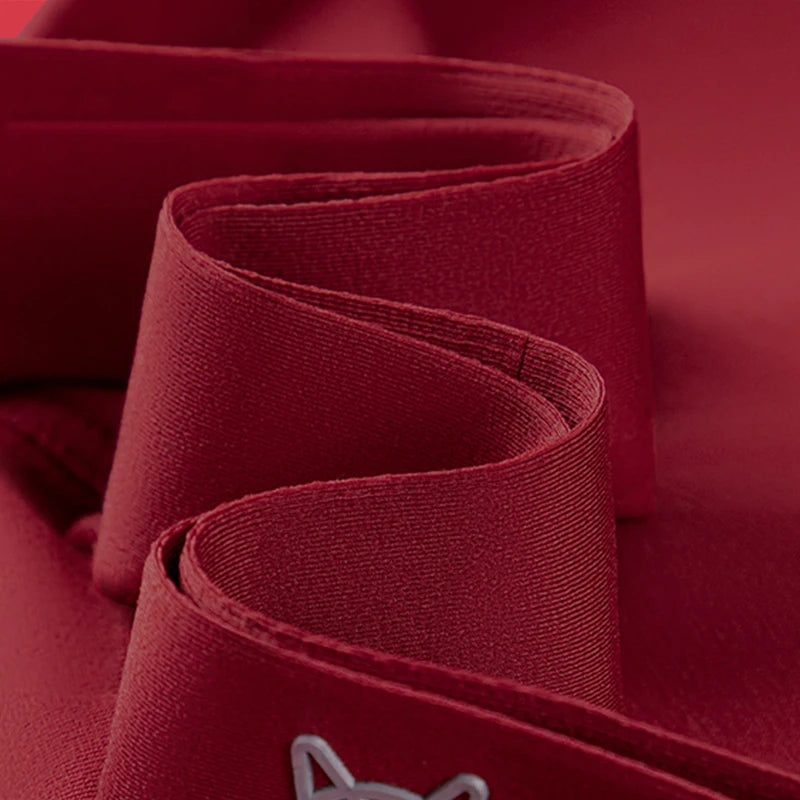 MiiOW 3Pcs Autumn Winter Men Underwear Lucky Red Cotton Men's Panties 7A Antibacterial Men Underpants Breathable Man Boxershorts