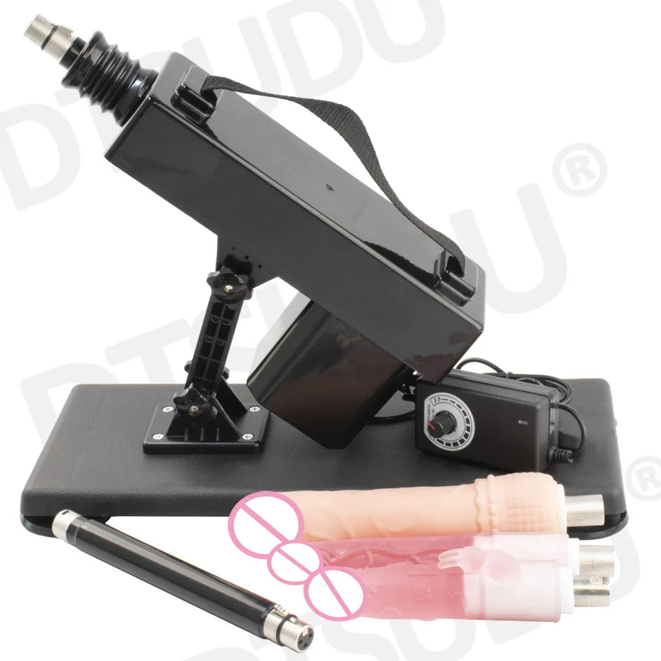 Female Sex Machine with Dildo and Masturbation Cup, Hands-Free G-Spot Clitoral Stimulation, Adult Sex Machine