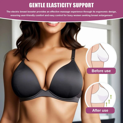 Electric Breast Machine Rechargeable Sagging Chest Massage Pump Electric Cupping Device Firming Chest for Women Family Lover